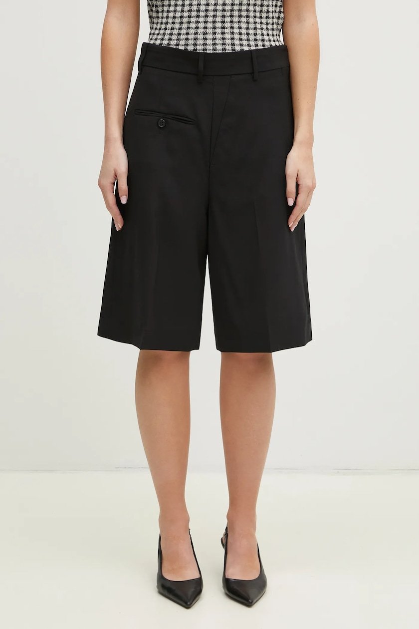 MM6 Maison Margiela x Salomon shorts black color smooth MM6 Maison Margiela x Salomon shorts black color smooth