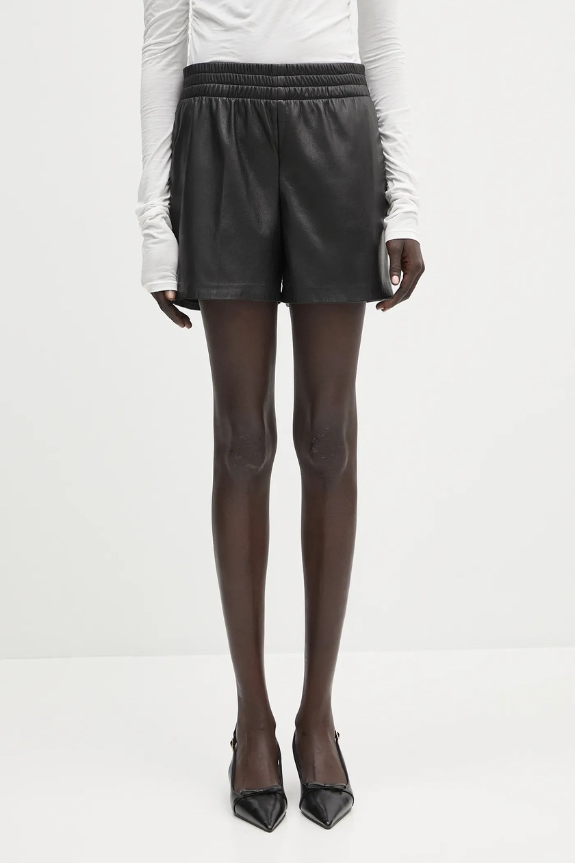 Sportmax denim shorts Ghirba navy blue color smooth