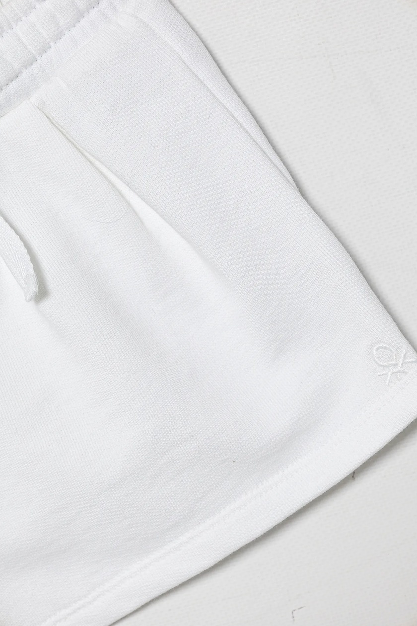 United Colors Of Benetton Shorts - Baumwoll Chambray Für Kinder