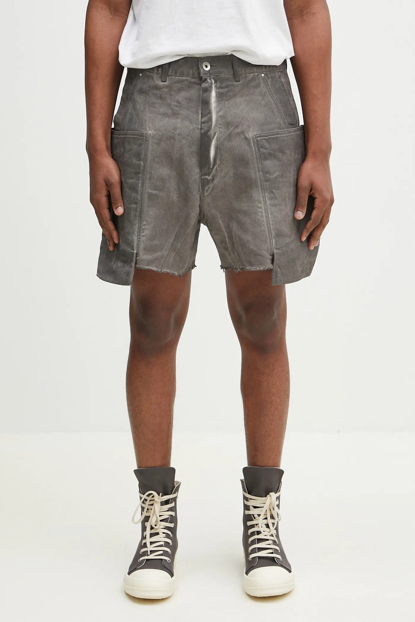 Rick Owens DRKSHDW Bauhaus shorts denim Men's blue super high
