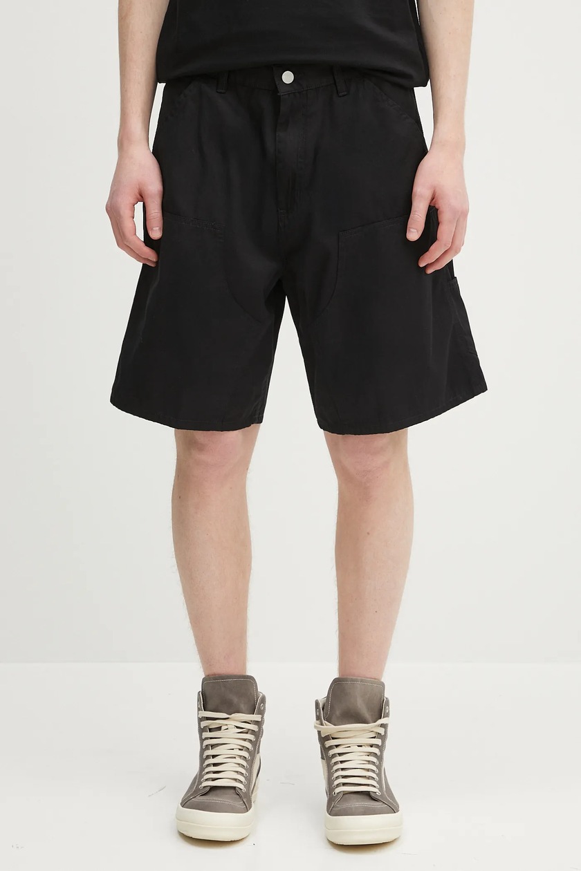 PLEASURES shorts men's black color Pleasures Refresh Nylon