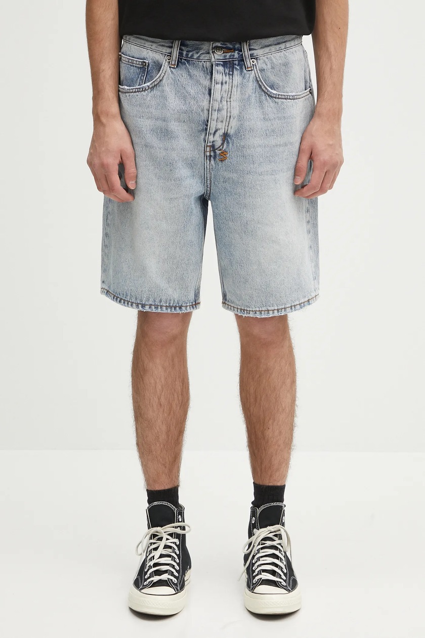 NEIGHBORHOOD denim shorts denim painter short pants blue color