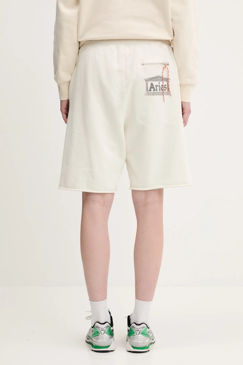 Aries cotton shorts Premium Aged Temple Sweatshort PRM EU