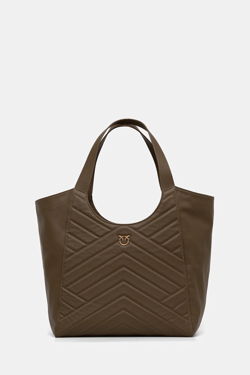 Pinko torebka zamszowa kolor brązowy 104295 A29N | Answear.com