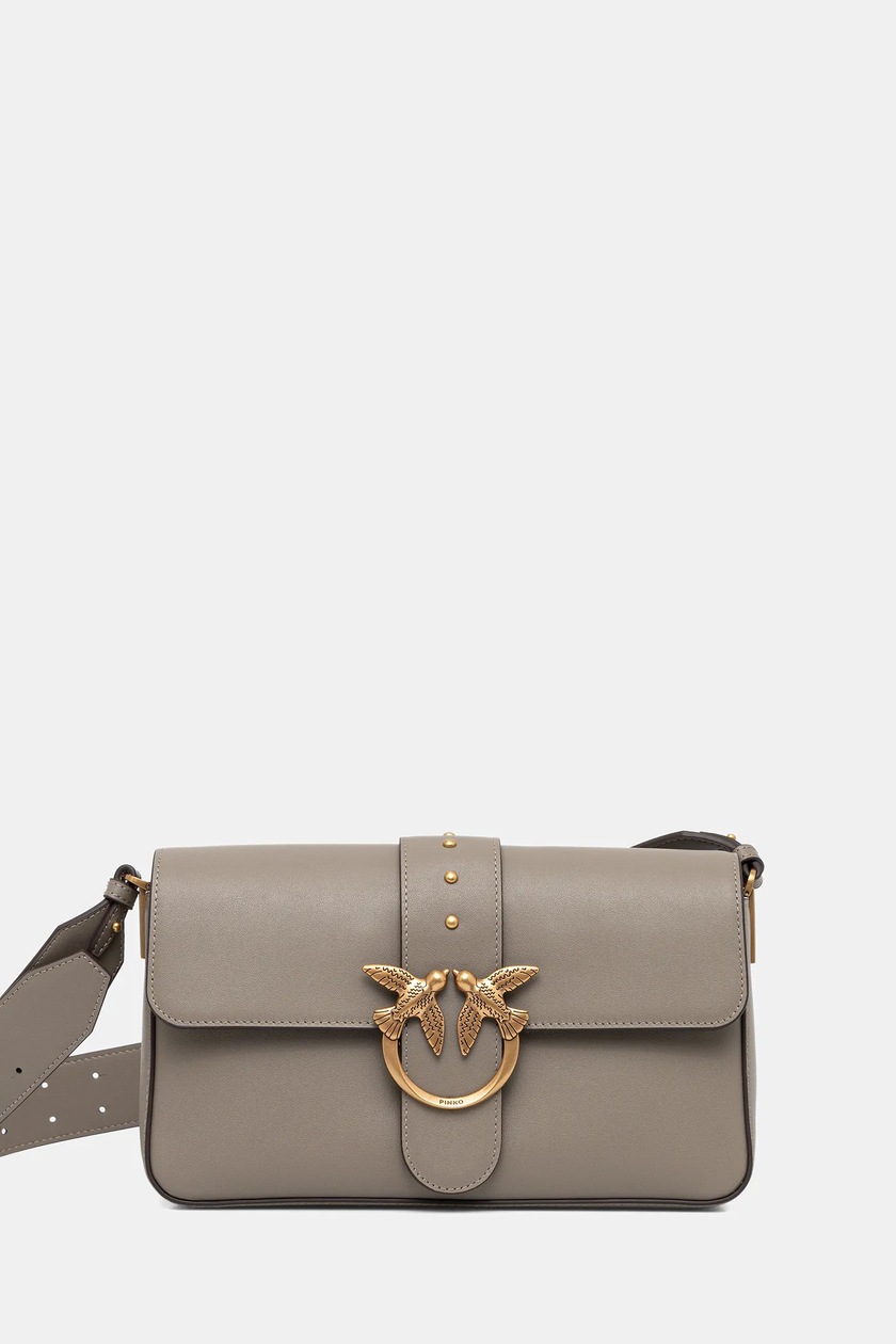 Pinko torebka zamszowa kolor brązowy 104340 A2CC | Answear.com