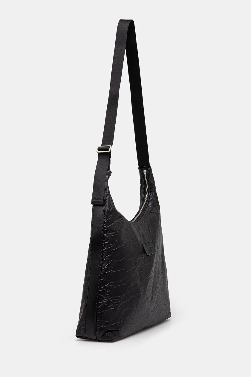 MM6 CRUNCHED トートバッグ ナイロン 黒 SB5ZH0017 MM6 Maison Margiela handbag Crunched Nylon Bag black color