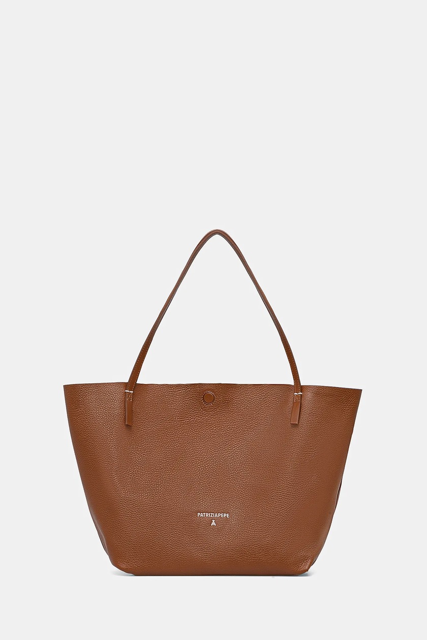 Borsa Tote Hammitt Andersen In Pelle – Marrone Chiaro Breeze – Nuova Con Etichette