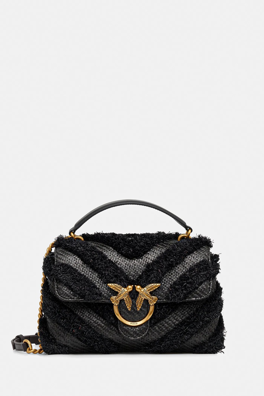 Pinko torebka skórzana kolor czarny 100074 A0GK | Answear.com