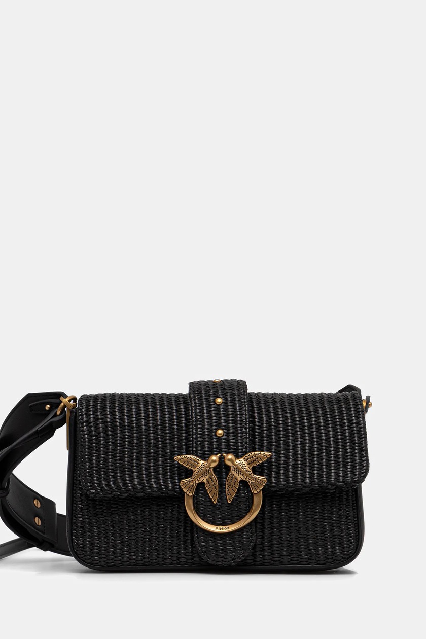 Pinko torebka skórzana kolor czarny 100038 A1EX | Answear.com