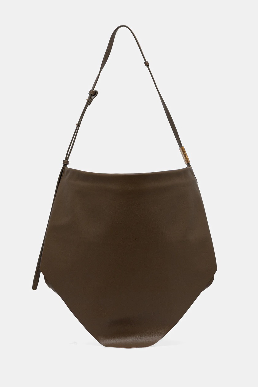 Pinko torebka zamszowa kolor brązowy 104295 A29N | Answear.com