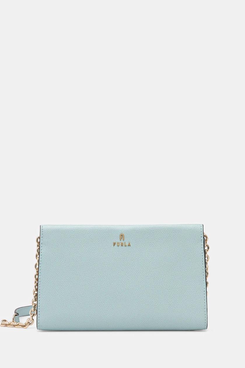 Pinko torebka skórzana kolor turkusowy 100044.A0GK | Answear.com