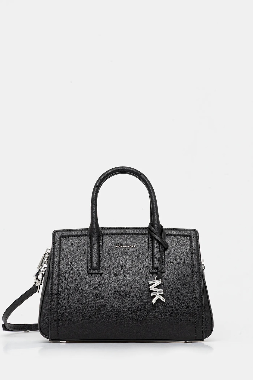 MICHAEL Michael Kors torebka skórzana kolor czarny | Answear.com