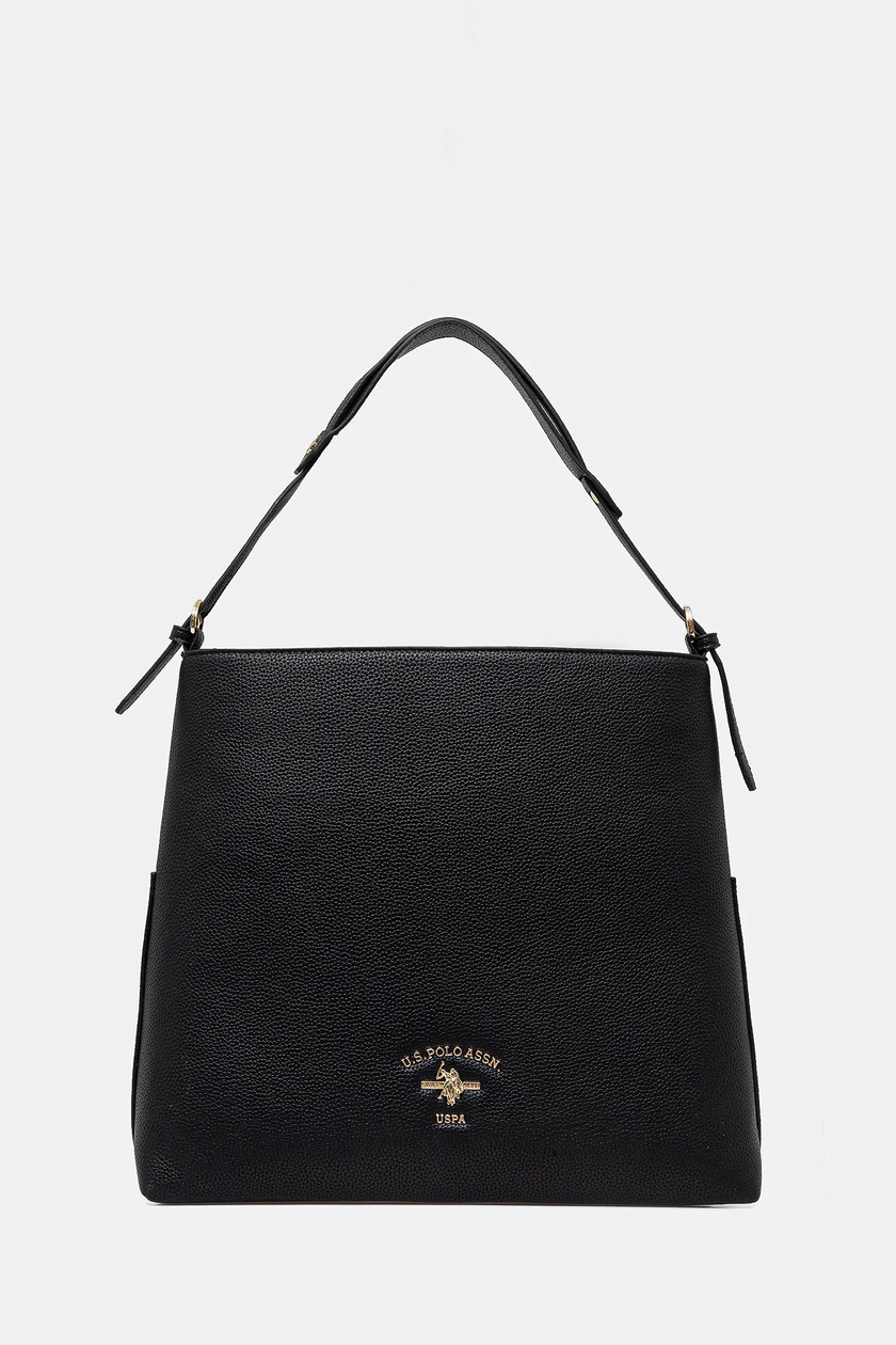 Τσάντα Polo Stanford χρώμα: μαύρο, BEUSS8651WVP