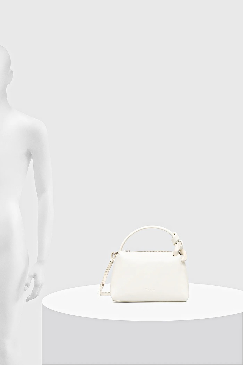 JW Anderson leather handbag The Jwa Small Corner white color