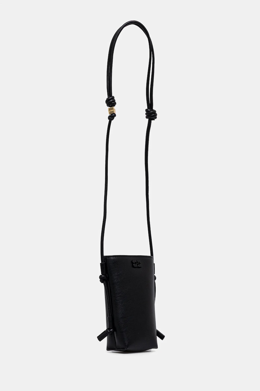 GANNI| (BLACK GANNI BOU CROSSBODY BAG (A5956 099)) GANNI handbag Bou Crossbody black color A5956 at PRM US