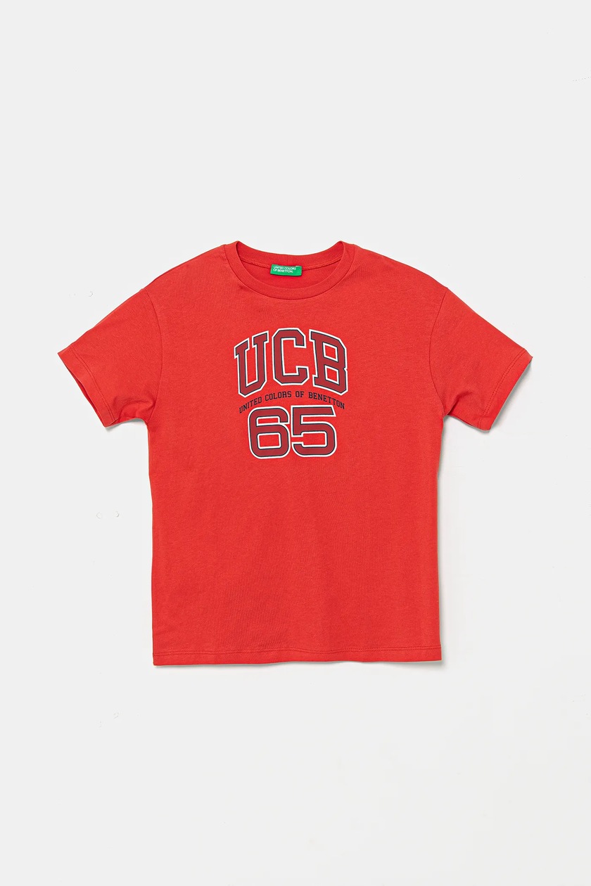 Canottiera United Colors Of Benetton Per Bambini - Cotone 100% Con Stampa Lettering - Foto 9