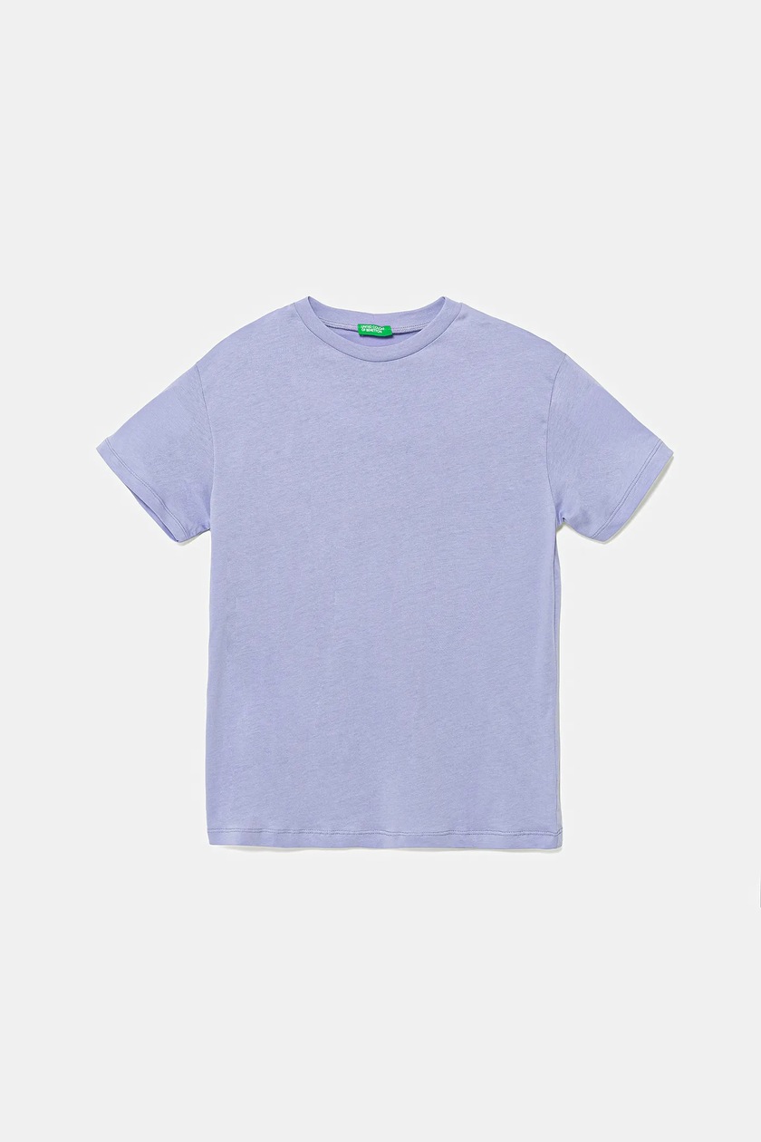 United Colors Of Benetton Jungen T-Shirt Kurzarm – Blau, Gr. 82, Aus 100% Baumwolle