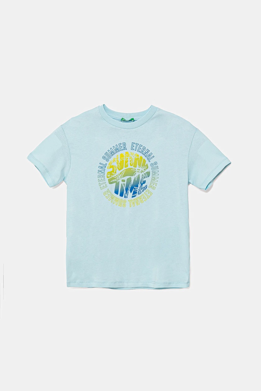 T-Shirt United Colors Of Benetton Per Bambini E Ragazzi - Cotone 100% Comodo E Stiloso - Foto 4