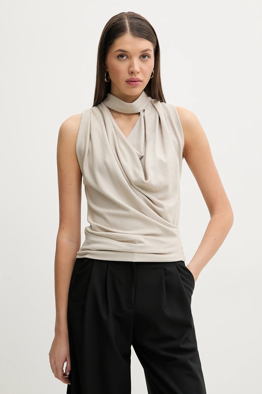 トップス iro IRO top jedwabny kolor szary | Answear.com