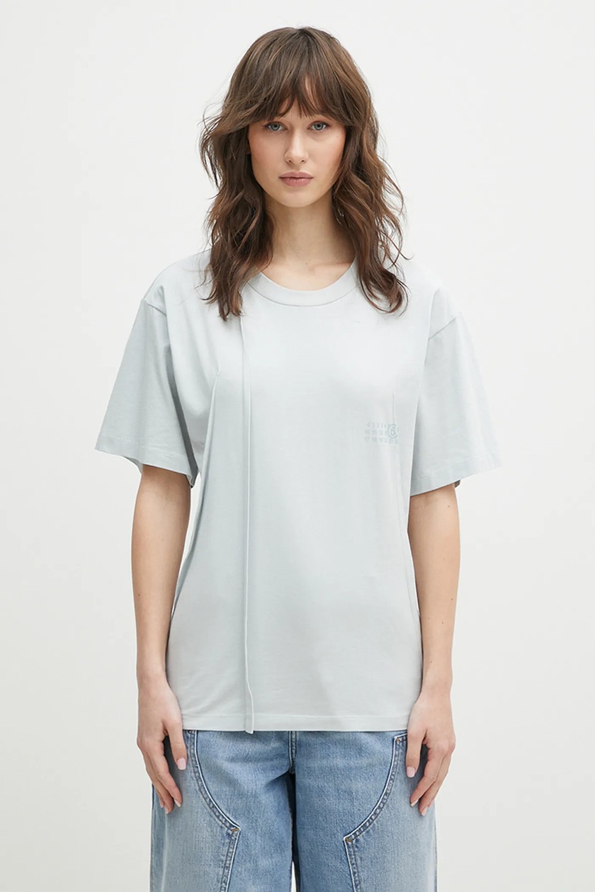 MM6◆Tシャツ/XS/コットン/BLU/s32gc0381 S22511// MM6(エムエムシックス) / Tシャツ/XS/コットン/BLU/s32gc0381
