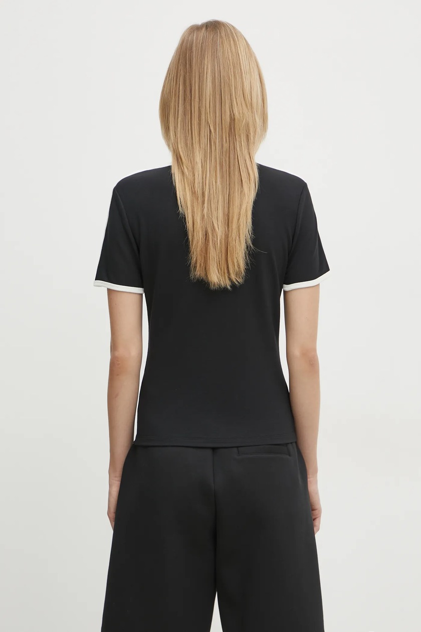 ★ adidas★ Premium 3S Cali Tea JD5468 adidas Originals t-shirt 3-Stripes Cali Tee women's black