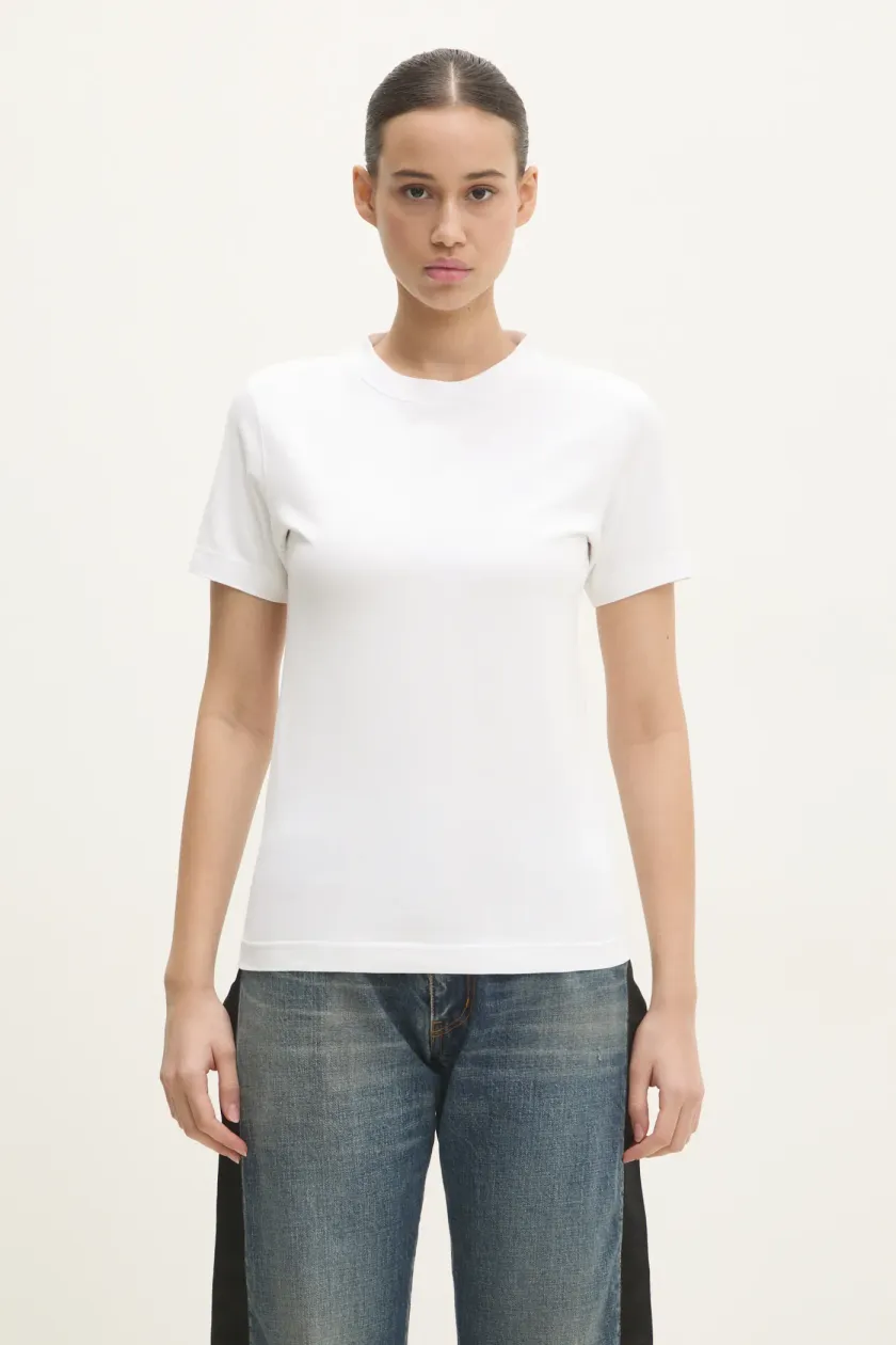Champion cotton T-shirt Crewneck white color at PRM US