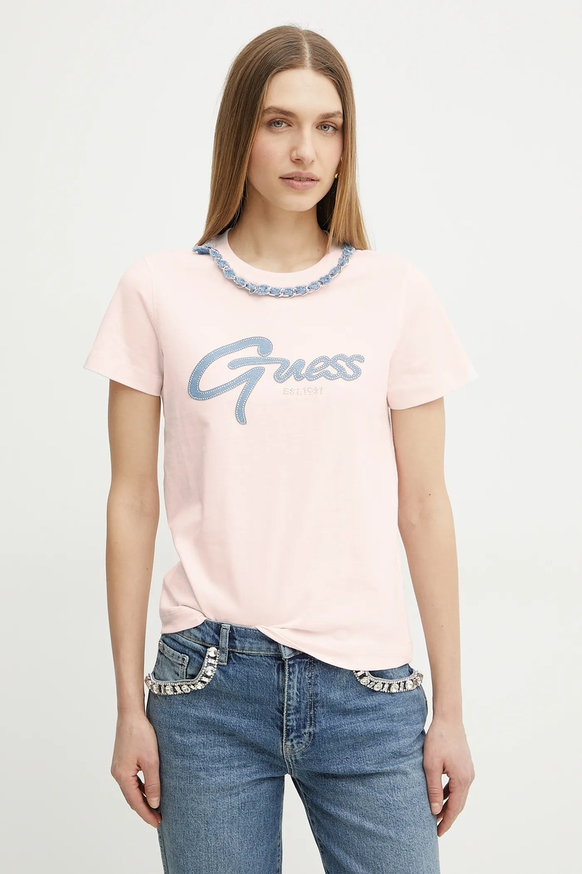 ★ GLOWNY★ 34 BUTTON FLY TEE COTTON CANDY GY25CSLS0030SB Trampki damskie na platformie TRENDIS jeansowe Dstreet