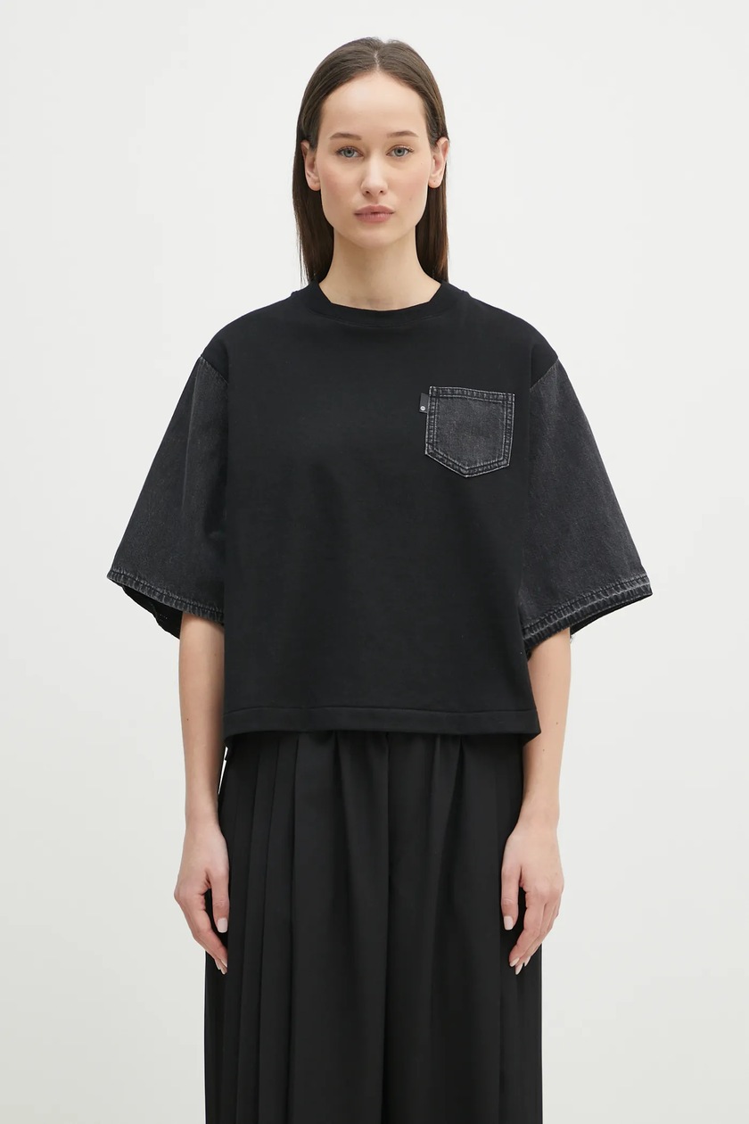 Undercover cotton t-shirt Tee women's black color UC1D2802