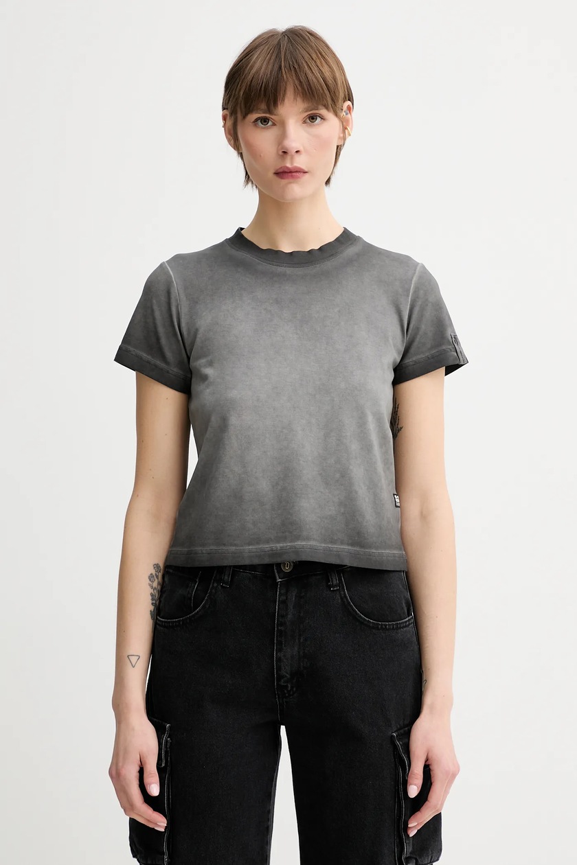 t*S様 Ameri VINTAGE　TILT SHOULDER TEE American Vintage t-shirt damski kolor szary | Answear.com