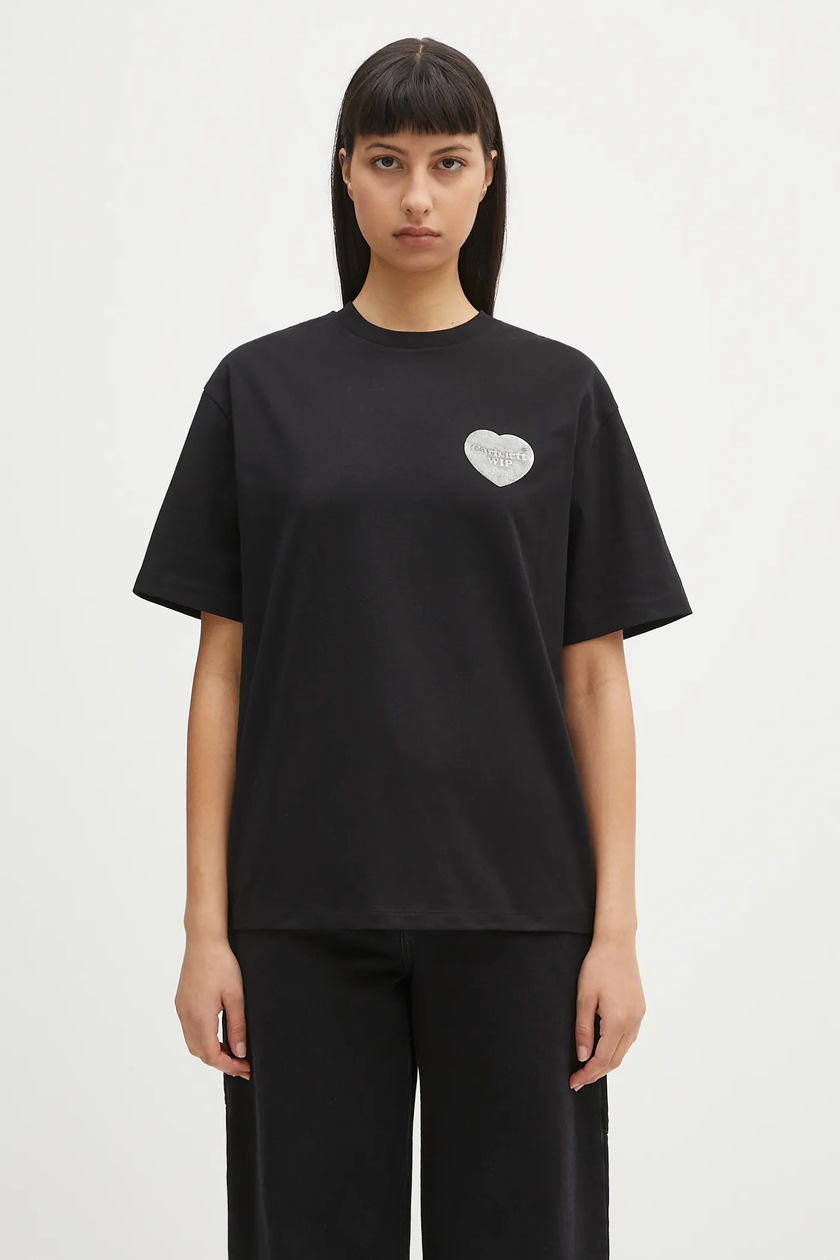 Tシャツ・カットソー Ganni SS25 Heart T-shirt (T4090 868 Tシャツ・カットソー Ganni SS25 Heart T-shirt (T4090 868