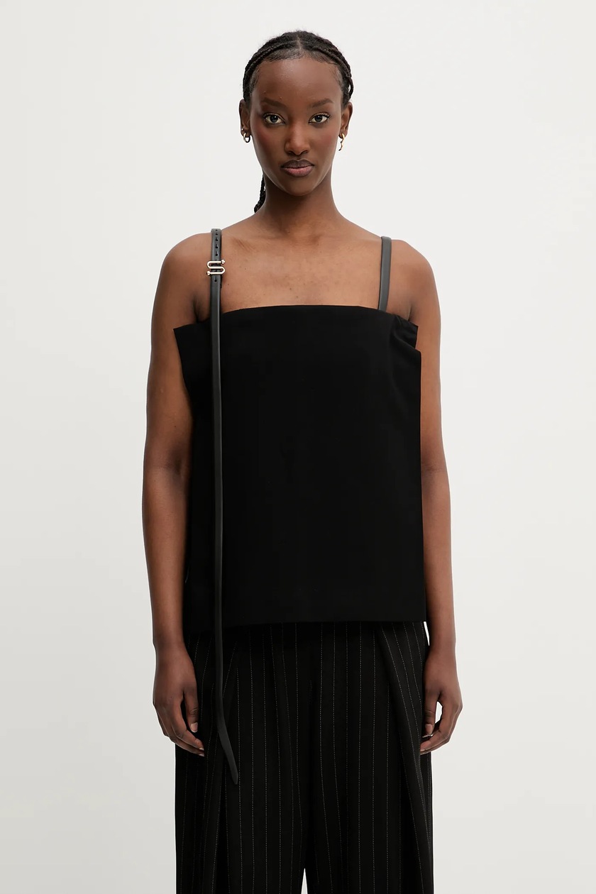 adidas Originals top Atlanta Corset black color smooth IW5675 at