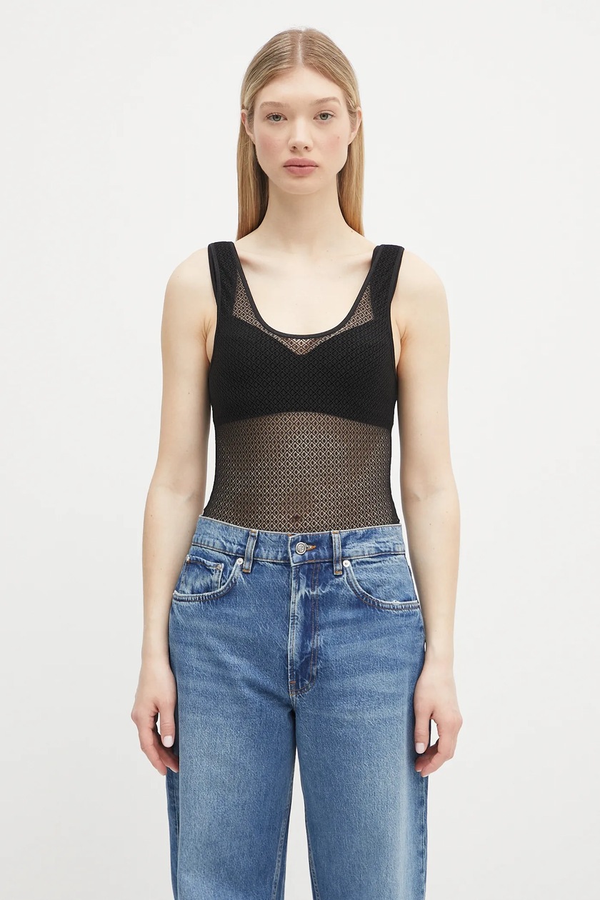 adidas Originals top Atlanta Corset black color smooth IW5675 at
