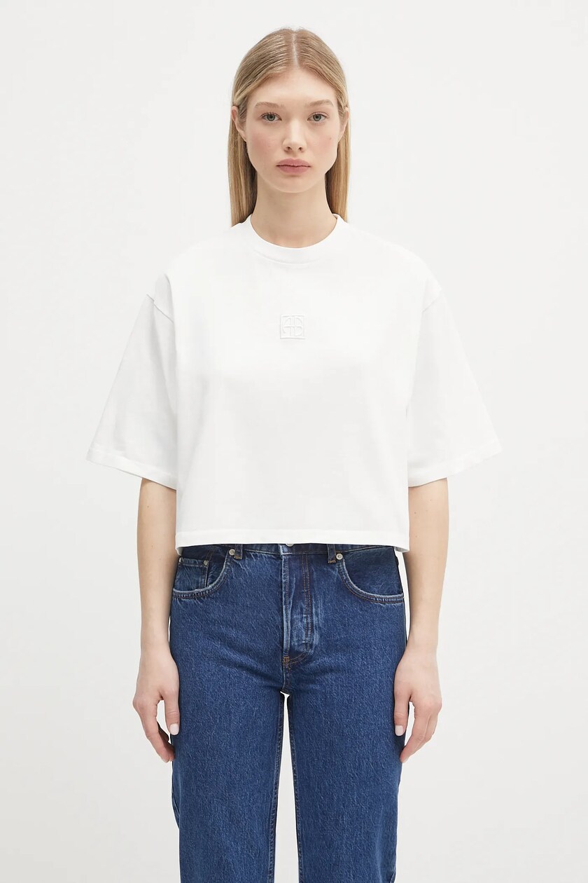 Champion cotton T-shirt Crewneck white color at PRM US