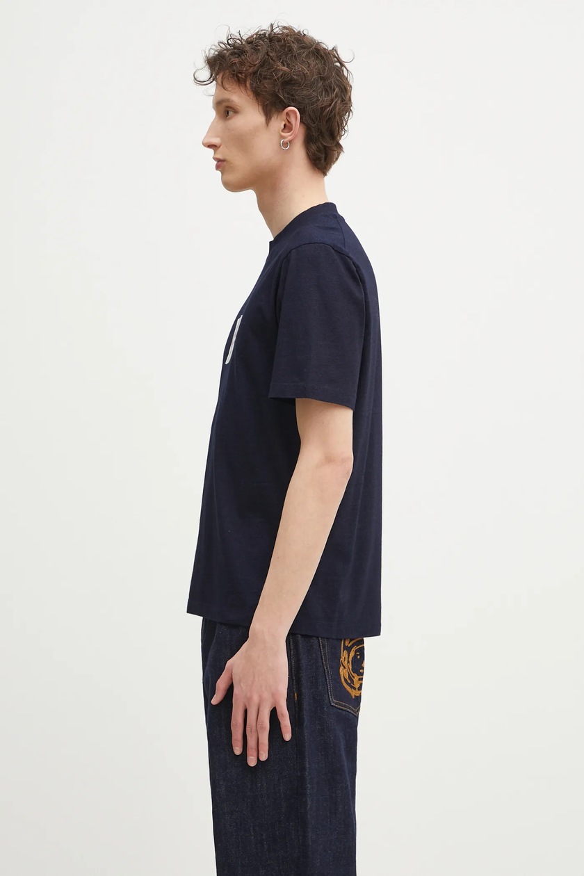 Tシャツ・カットソー C.P. COMPANY Men T Shirts 18CMTS187A110056W D08 Blue C.P. Company cotton t-shirt men's navy blue color with an