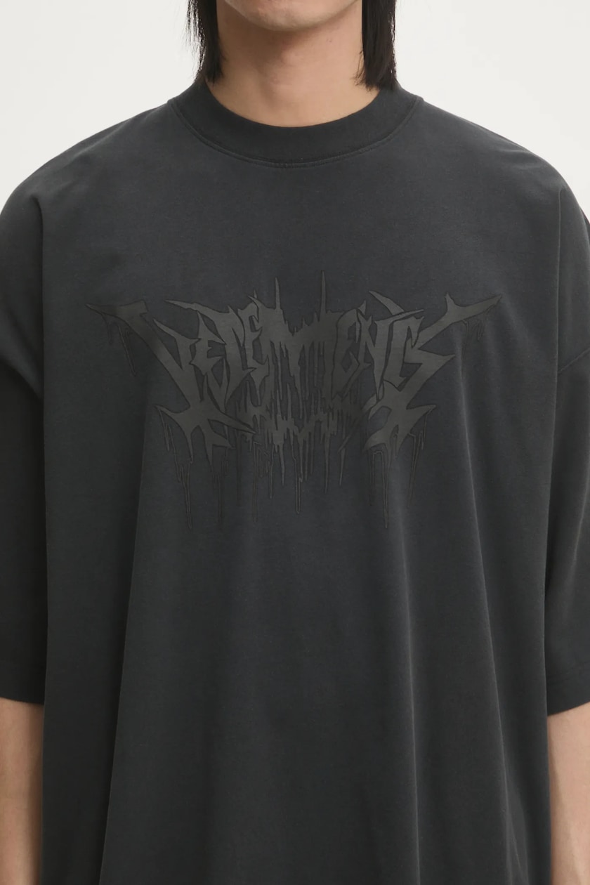 VETEMENTS cotton t-shirt Drip Metal Oversized PRM EU VETEMENTS cotton t-shirt Drip Metal Oversized PRM EU