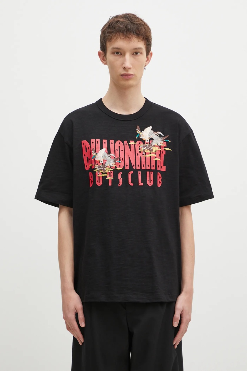 Butter Goods cotton t-shirt Stone Flower Tee men's black