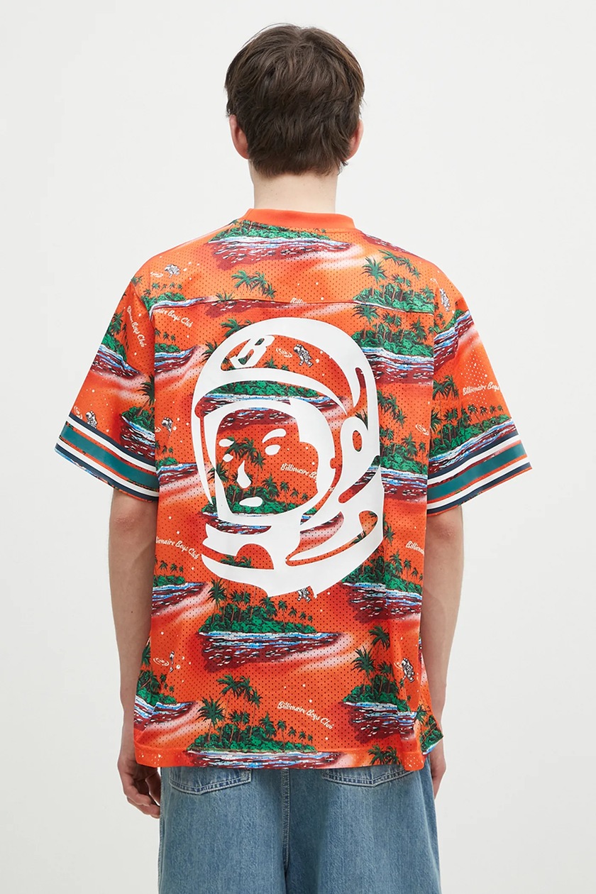 Billionaire Boys Club t-shirt Tropical Island Print Football Billionaire Boys Club t-shirt Tropical Island Print Football