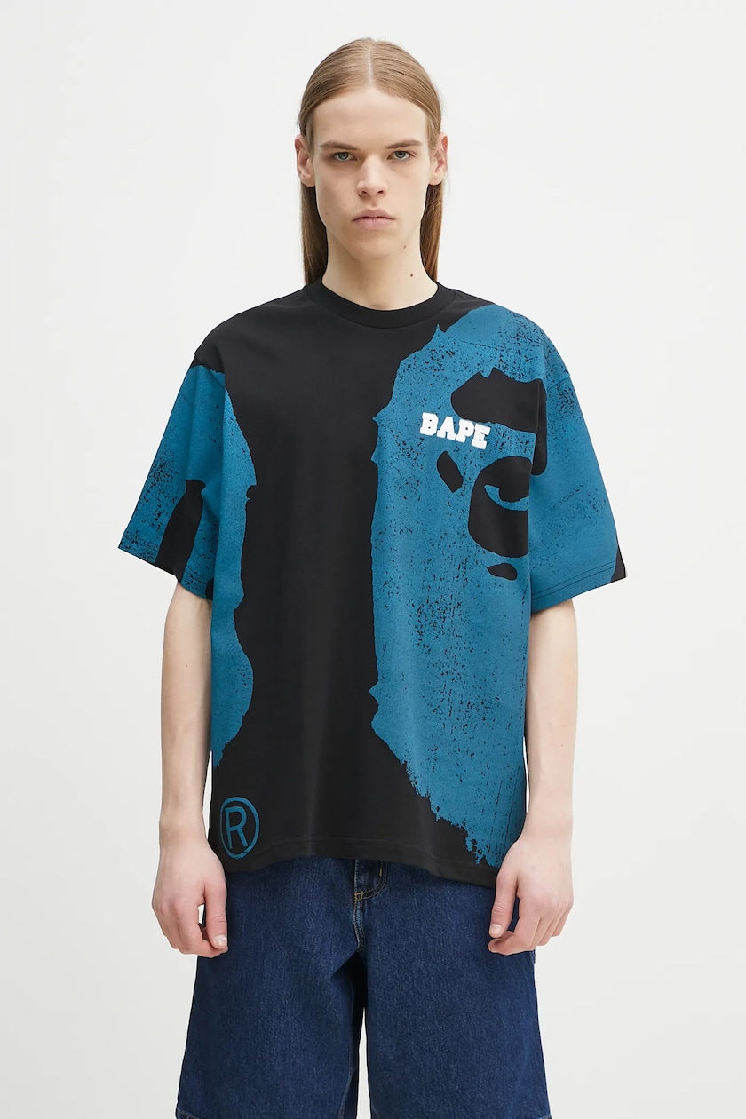 A Bathing Ape cotton t-shirt LUX SPORT PATTERN APE HEAD A Bathing Ape cotton t-shirt LUX SPORT PATTERN APE HEAD