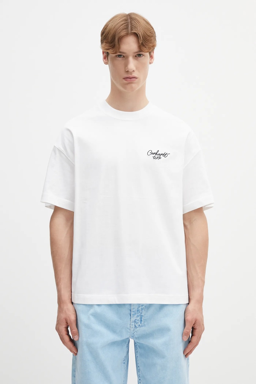 Carhartt WIP cotton t-shirt Pudding PRM EU