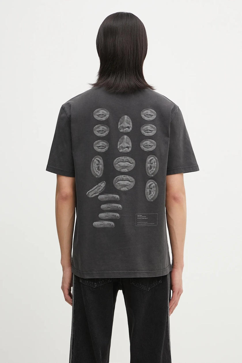 Tシャツ・カットソー DAILY PAPER Men T-shirt Black 2511044 BLACK 2976148.jpg