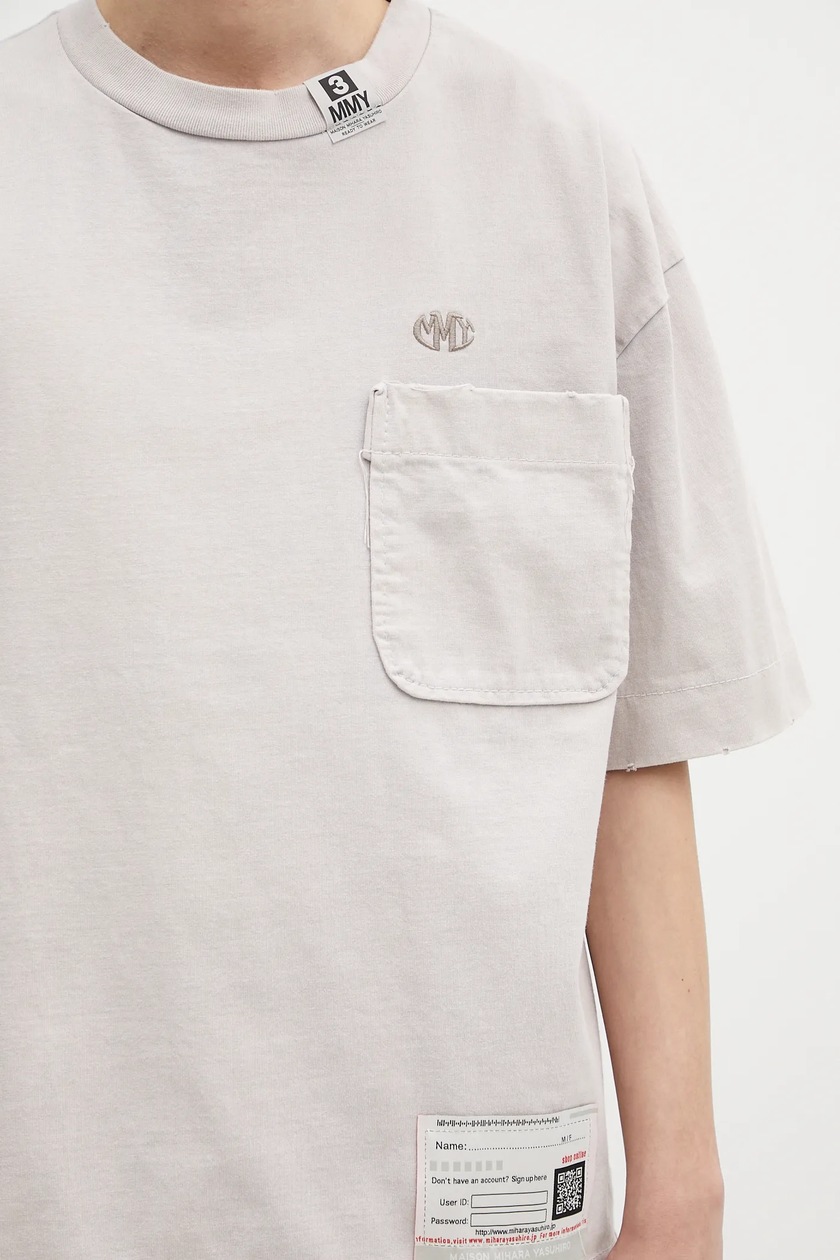 Maison MIHARA YASUHIRO cotton t-shirt Amateur Sewn Tee pink