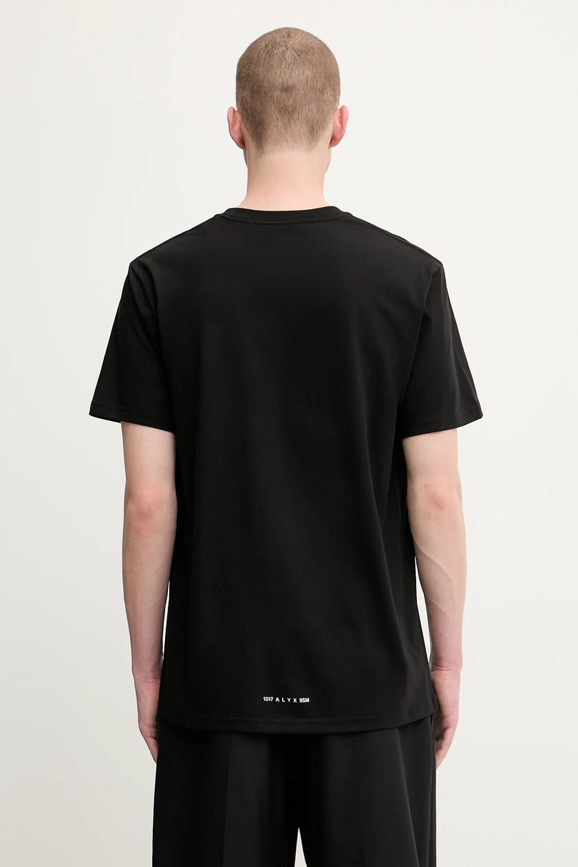 【関税込み】1017 ALYX 9SM ブラック Sneaker Print Tシャツ 1017 ALYX 9SM graphic-print Cotton T-shirt | Black | FARFETCH