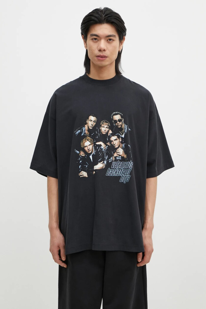 VETEMENTS cotton t-shirt Backstreetboys Oversized PRM EU