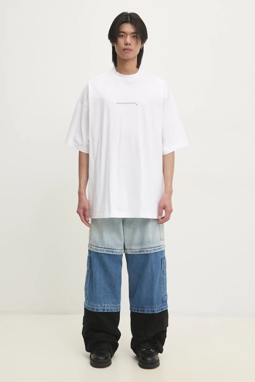 VETEMENTS cotton t-shirt Website Oversized PRM EU VETEMENTS cotton t-shirt Website Oversized PRM EU