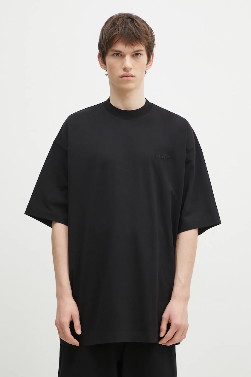 VETEMENTS cotton t-shirt Pyramid Logo PRM EU VETEMENTS cotton t-shirt Pyramid Logo PRM EU
