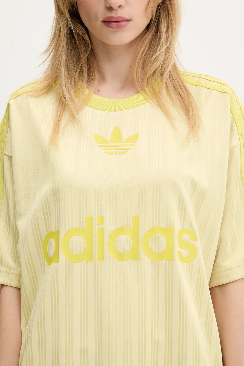 adidas Originals t-shirt Adicolor Poly T yellow color