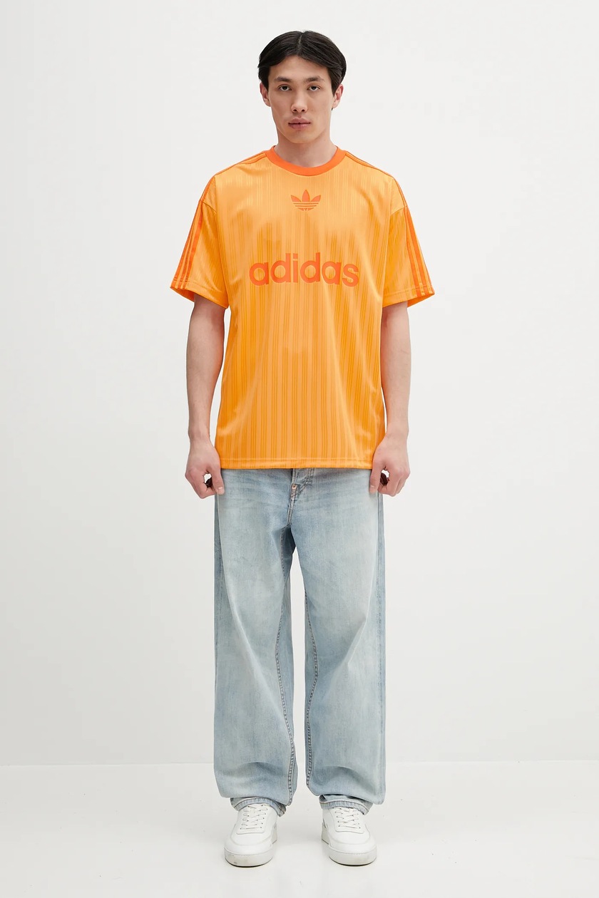 adidas Originals t-shirt Adicolor Poly T orange color