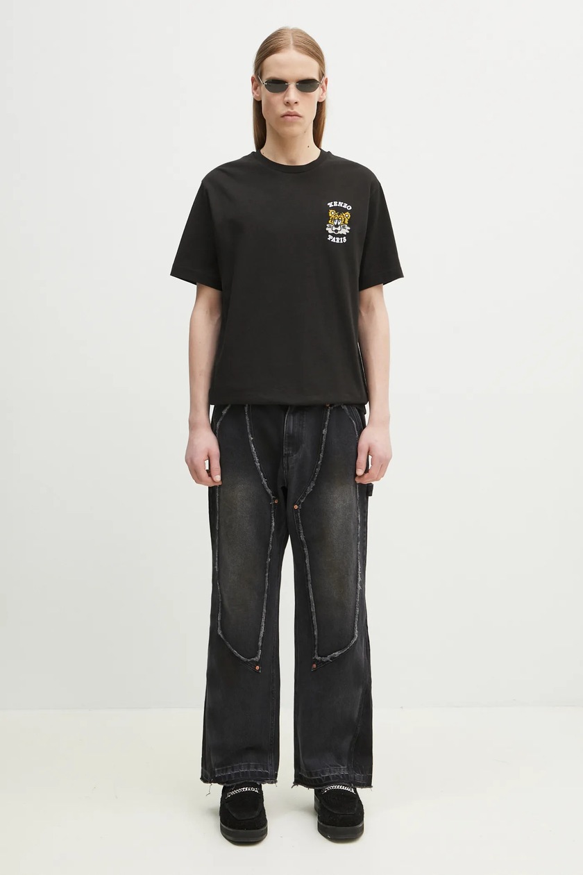 KID TIPE2ST 後藤智弥 TRiNiDAD xyz Kenzo Kids Tiger Head-print Cotton T-shirt | Pink | FARFETCH