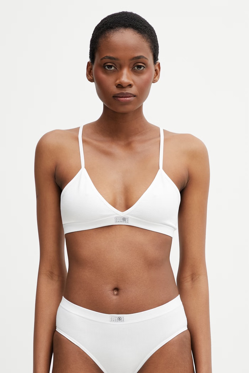 MM6 Maison Margiela bra white MKRK50010 at PRM US