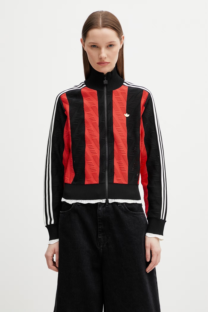 adidas Originals sweatshirt Firebird Tt black color with an